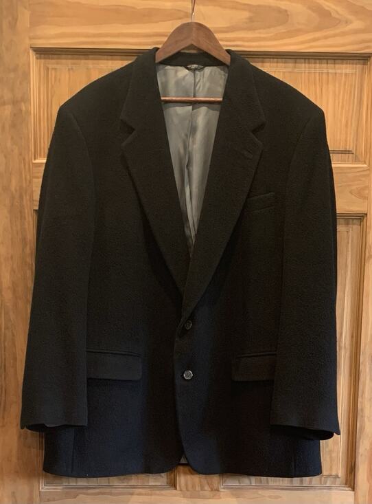 Roundtree & Yorke Other - Roundtree & Yorke Black Camel Hair Blazer Sport Coat Mens 46L